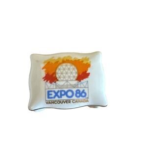 World Expo 86 Collectors Trinket Box Souvenir Vancouver Canada